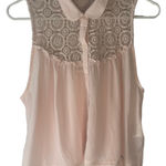 Abercrombie & Fitch  NWOT Medium Light Pink Babydoll Blouse Coquette Dainty Fairy Photo 0