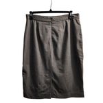 Ralph Lauren Lauren  Gray Pencil‎ Skirt Professional Office Wear Size 12 Photo 4