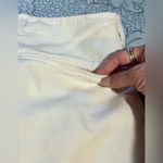 ZARA  Cotton Linen Blend Oyster White High Waist Ankle Crop Pants NEW! Sz M💛 Photo 8