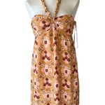 Aerie NEW  Braided Halter Hi-lo Midi Maxi Dress  Mustard Yellow Photo 5