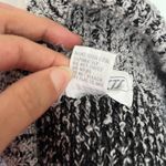 Vtg Y2K Side Effects Marled Cardigan Womens Sweater Sz M Chunky Knit Grandpa Black Size L Photo 9