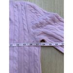 Ralph Lauren Lauren The Iconic Cable-Knit Cashmere V Neck Sweater Size Large Photo 6