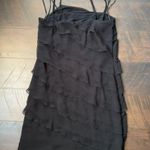 White House | Black Market  Black Ruffle Dress Photo 9