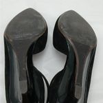 Bottega Veneta  Italian Suede Shoes Womens 37.5 (US 7.5) Black Wedge Heel Casual Photo 9