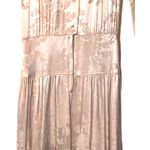 Jessica McClintock  Dress Womens 4 White Lace Pink Satin Long Sleeve RARE Vintage Photo 5