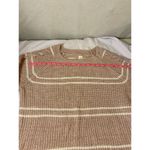SO  Heritage Striped Knit Sweater Cable Sleeve Cozy Layer XL Photo 6
