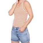 LNA Walker Chili Stripe Racerback Tank Knit Stretch Shirt NWT Women's XL Photo 0