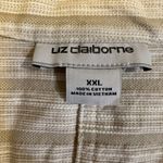 Liz Claiborne Liz Clairborne Stripped White Lightweight Blazer Jacket Photo 3