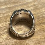 Konstantino 925 Sterling Silver & 18K Gold Mother of Pearl & Black Spinel Ring Photo 6