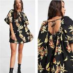 Free People  Jodie Floral Cotton Tunic Mini Dress Night Combo size Small Photo 1