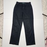 Ralph Lauren Lauren Active  Black Cotton Stretch Pants Zip Pockets Size 6 Photo 2