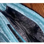 Kurt Geiger NWOT  Mini Brixton Velvet Shoulder bag quilted lock beaded crossbody. Photo 4