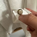 ZARA White Eyelet Fit and Flare Long Sleeve Dress Size XS Photo 5