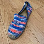 Malhia Kent x Soludos Tweed Smoking Slipper Blue Espadrilles Sz 10 Photo 1