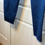 Old Navy  High Rise OG Denim Jeans Distressed Frayed Hem Dark Wash‎ Size 18 # Photo 4