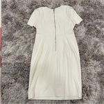 Calvin Klein  White Synthetic Short Sleeve Sheath Dress sz 14 Photo 7
