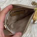 Michael Kors  | Tan Zip Wristlet Wallet MK Logo Photo 3