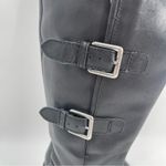 Ecco  Boots Size 38 (7-7.5) Black Hobart 3 Buckle Riding Tall Womens Leather Photo 5