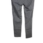 J.McLaughlin Blue White Gingham Stretch Leggings Womens 12 Tummy Control Pants Photo 9