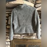 Women’s size small 4/6 gray cropped Sherpa jacket Photo 2