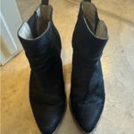 Sol Sana Black Slip On Heel Ankle Boots  Photo 2