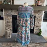 Garden Blue Long Sleeve Bishop Sundress Size M Photo 4