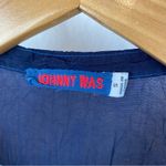 Johnny Was  Blue Moji Short Sleeve Embroidered Tunic Top S Photo 4