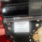 BCBGMAXAZRIA Womens Y2K  Elastic Waist Belt Black Shiny S/M Photo 5