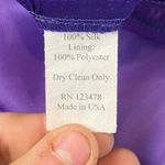 Lula Kate Silk Ruffle Formal Dress in Purple‎ Size 10 Purple Photo 4