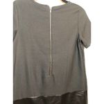 Black Mini Dress Faux Leather Grudge 90s Streetwear Size M Photo 4