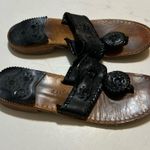 Jack Rogers   Black and Brown Leather Women's Sandals size 7 Photo 0