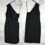 Calvin Klein NWT One Shoulder Embellished Sheath Knee Length Dress Glam Black 12 Photo 4