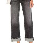 RTA Dexter Half Belt High Rise Straight Leg Jeans in Studio Black Size M (6) Photo 0