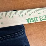 American Eagle  women’s size 2, mid rise, dark wash, straight leg,‎ denim jeans Photo 4