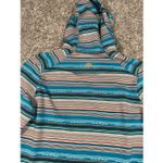 Sherpa Adventure Gear Womens S Preeti Hooded Jacket Zip Up Blue Striped Gorpcore Photo 8