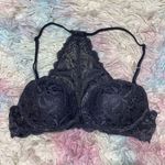 PINK - Victoria's Secret VS PINK Front Clasp Push-up Date Racerback Bra Sparkly Photo 0