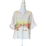 Pilcro  Anthropologie Desert Intarsia Sweater Tee Womens Size Medium Cotton Photo 1