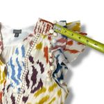 Point Sur J.Crew Cream Multi Color Pom Pom Tiered Midi Dress Photo 5