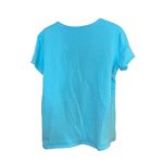 Life is Good Three Daisies T-Shirt Glacier Blue Womens Large Photo 1
