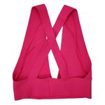 ZARA  Pink Ribbed Crop Top Bralette Crisscross Back Sleeveless Tank Size Small Photo 1