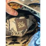 The Sak  Black Leather Crossbody Purse Hobo Western Adjustable Strap Biker Zipper Photo 1