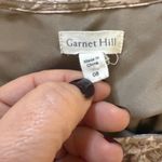 Garnet Hill Womens Taupe/Ivory Floral Bohemian Pocket Detail Dress Sz 08 Photo 1