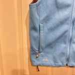 The North Face  Windwall Fleece Vest Women's Size L G Blue Zip Up Pockets Warm Photo 2