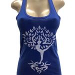 Next Level Apparel Next Level Size Small Fitted Blue Racerback Tank Top. New without Tag Photo 0