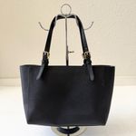 Tory Burch Emerson Black York Tote Gold Hardware Photo 2