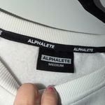 Alphalete Classic Crew Crop - White Photo 2