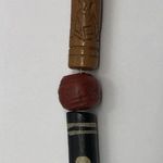 Australian Aboriginal Hand Painted Beaded Necklace Art Jewelry *2 beads chipped Photo 11