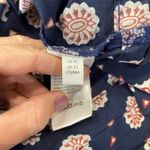 Anthropologie  x Maeve Somerset Tiered Maxi Dress Pockets Blue Motif XS Photo 15