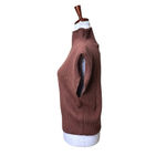 En Saison NWT Karalie Chunky Knit Cap Sleeve Sweater XS Brown Shoulder Pads Chic Photo 1