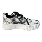 FILA  Sandblast Low‎ Top Platform Sneakers Tie Dye Black White Women Size 9 Photo 2